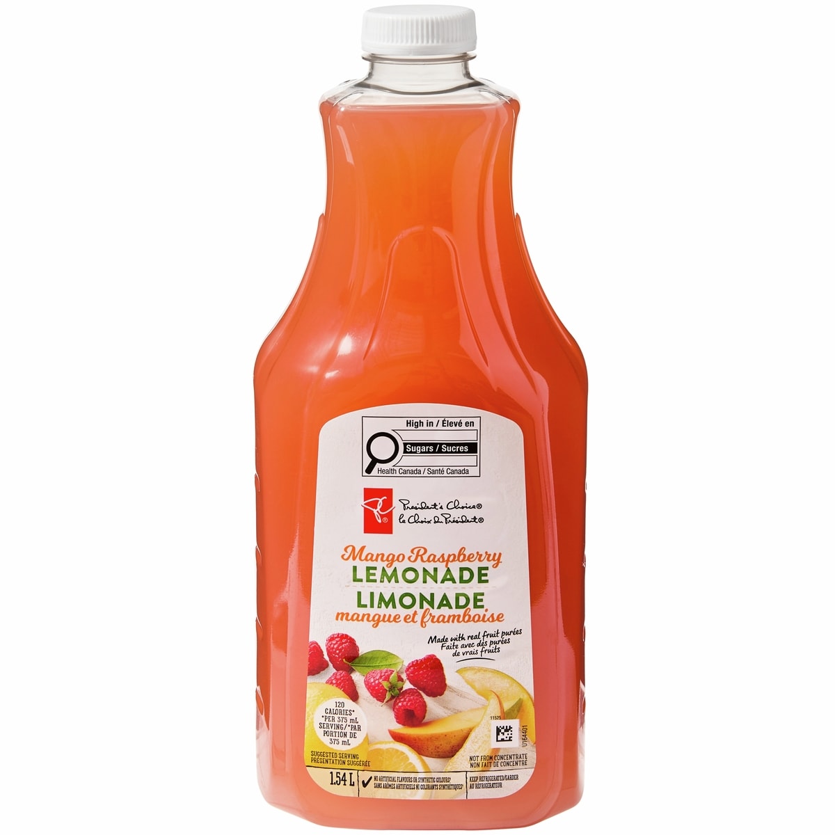 President's Choice Mango Raspberry Lemonade