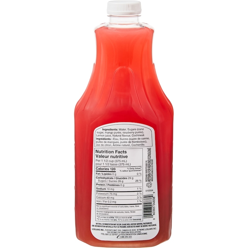 Mango Raspberry Lemonade