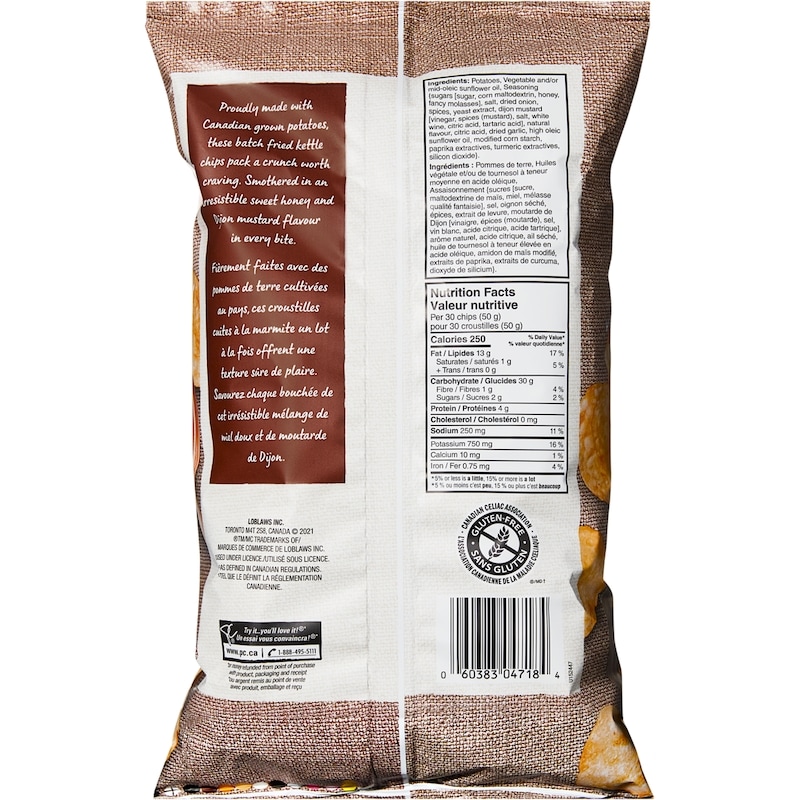 Honey Dijon Flavour Kettle Cooked Chips