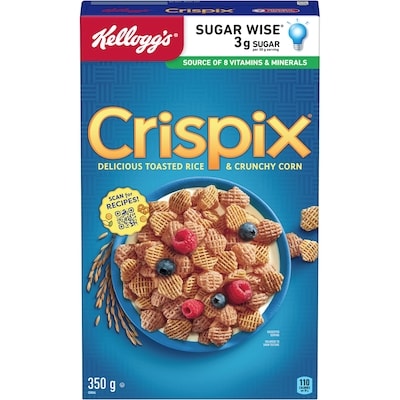 Kelloggs Crispix Cereal 350 g, $2.00/100g