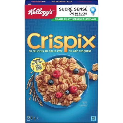 Kellogg’s Céréales Crispix 350 g, 2,00 $/100g