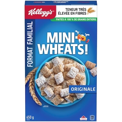 Kellogg’s Mini Wheats MW FRST CRL 650GMX10 650 g, 1,23 $/100g