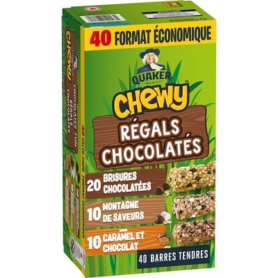 Quaker Chewy Régals chocolatés 960 g, 1,41 $/100g