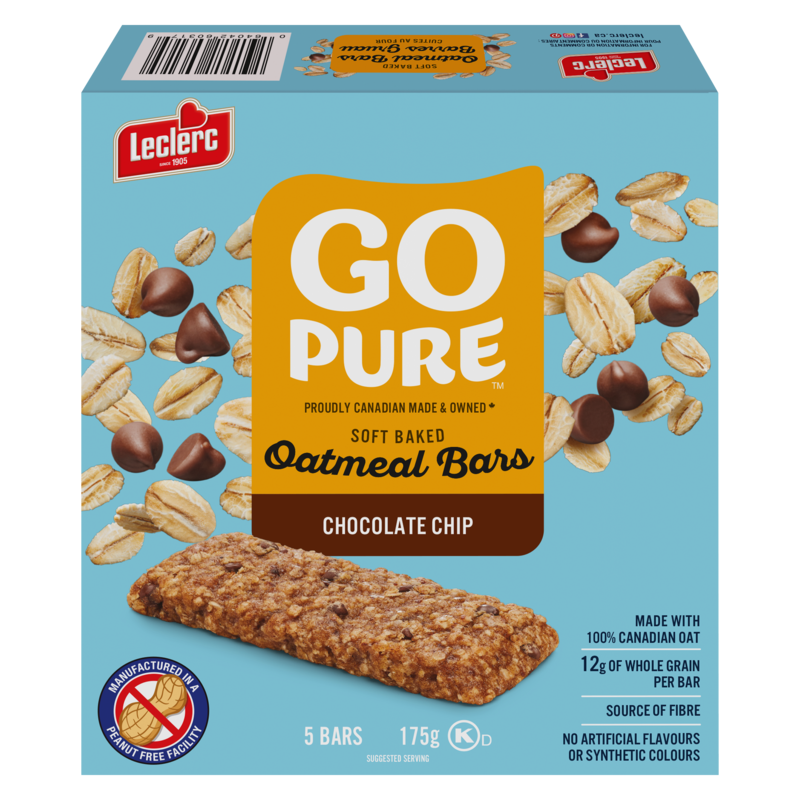 Go Pure Soft Baked Chocolate Chip Oatmeal Bars