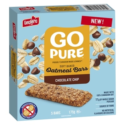 Go Pure Soft Baked Chocolate Chip Oatmeal Bars