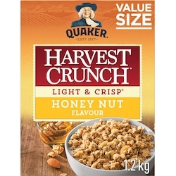 Harvest Crunch Light & Crisp Honey Nut Flavour Granola Cereal, Value Size