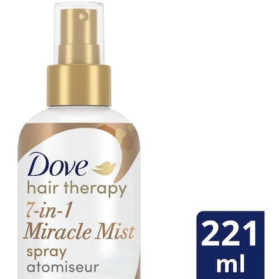 Dove Hair Therapy 7-In-1 Miracle Mist Leave-In Multitasking Hair Spray  222 ml, $4.73/100ml