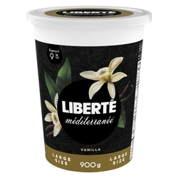 Liberte Méditerranée 9% Yogurt, Vanilla - 900 g | No Frills Online