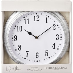 Life at Home Galvanized Wall Clock 1 ea, $40.00/1ea