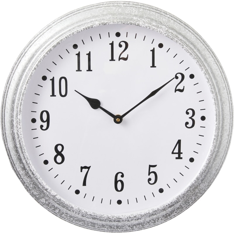 Galvanized Wall Clock