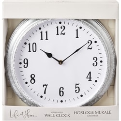 Life at Home Horloge Muralegalvanisée 1 ea, 40,00 $/1ch
