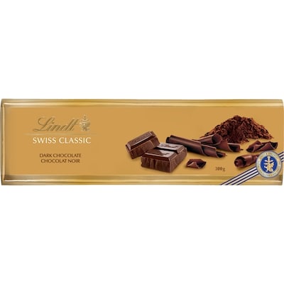 Lindt SWISS CLASSIC Gold Surfin Dark Chocolate Bar 300 g, $4.16/100g