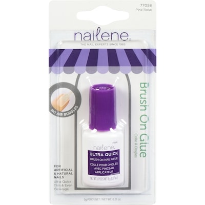Nailene Brush On Glue 77058 Pink 1 ea, $4.99/1ea