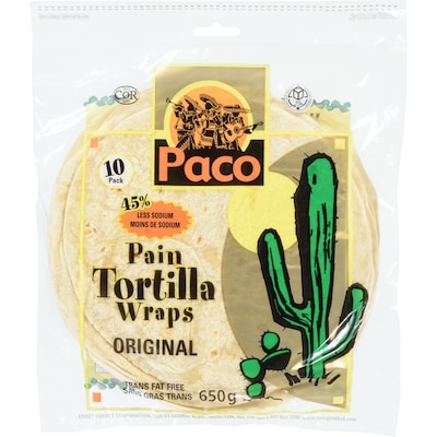 Fancy Pokket Original Tortilla Wraps 650 g, $0.69/100g