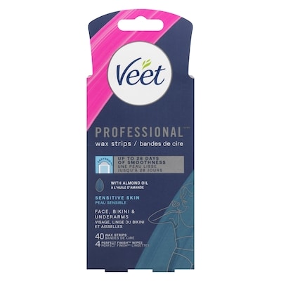 Bandelettes de cire Easy-Gel pour le visage, la ligne de maillot et la peau sensible sous les bra