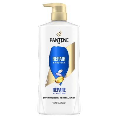 Pantene Conditioner, Repair and Protect for Damaged Hair, Color Safe, with pump 476 ml, $1.58/100ml