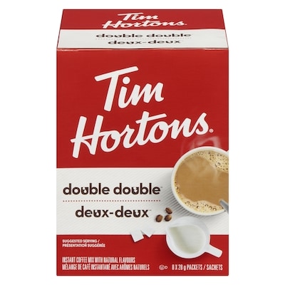 Tim Hortons Doux Et Crémeux Mélange De Café Instantané Avec Arômes Naturels 8 ea, 1,00 $/1ch