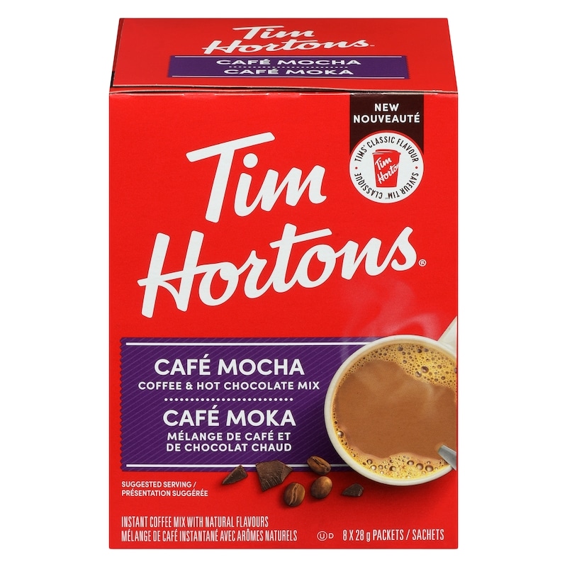 ◆mocha◆ Tim Hortons Café Mocha Coffee & Hot Chocolate Mix Instant Coffee