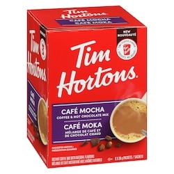Tim Hortons Café Mocha Coffee & Hot Chocolate Mix Instant Coffee