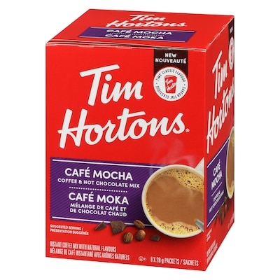 Tim Hortons Café Mocha Coffee & Hot Chocolate Mix Instant Coffee