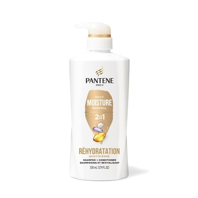 Pantene Shampooing et revitalisant2en1 PRO-V Daily Moisture Renewal 530 ml, 1,79 $/100ml