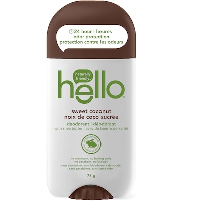 Hello Sweet Coconut Aluminum Free Deodorant for Women and Men 73 g, $10.96/100g