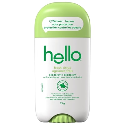 Hello Déodorant Fresh Citrus sans aluminium homme/femme 73 g, 11,64 $/100g