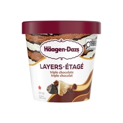 Haagen Dazs Layers Triple Chocolate Ice Cream - 414 ml | Dominion