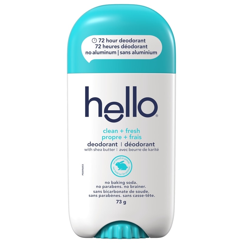 Hello Clean + Fresh Aluminum Free Deodorant for Women and Men - 73