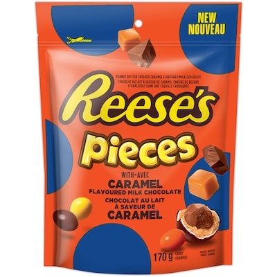 Hershey's Reese'S Pieces With Caramel Flavoured Chocolate Candy 170 g, $3.52/100g