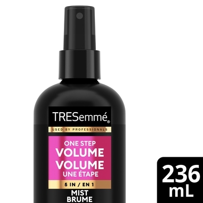 TRESemme Brume Volumisante 5 en 1 pour cheveux fins One Step Volume brume coiffante pour donner du volume 236 ml, 3,17 $/100ml