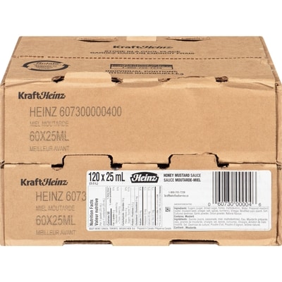 Heinz Honey Mustard Sauce 120x25.0 ml, $1.03/100ml