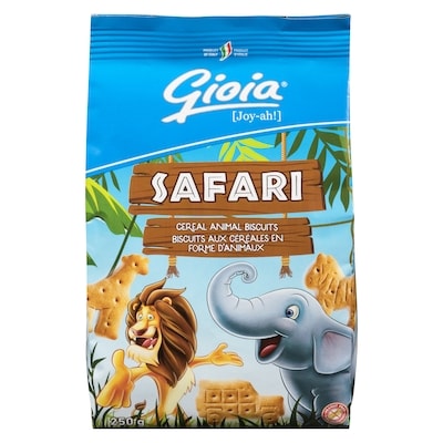 Gioia Safari Cereal Animal Biscuits 250 g, $1.40/100g