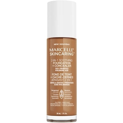 Marcelle Skincaring 2-In-1 Soothing Foundation + Concealer Sun Tan 30 ml, $73.30/100ml