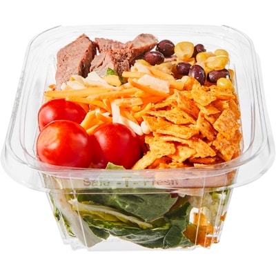 null Mini salade taco au bœuf à la mexicaine 130 g, 3,85 $/100g