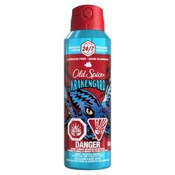 Old Spice Aluminum Free Body Spray for Men, Krakengard - 144 g