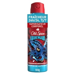 Old Spice Vaporisateur pour le corps sans aluminium pour hommes, Krakengard 144 g, 5,21 $/100g