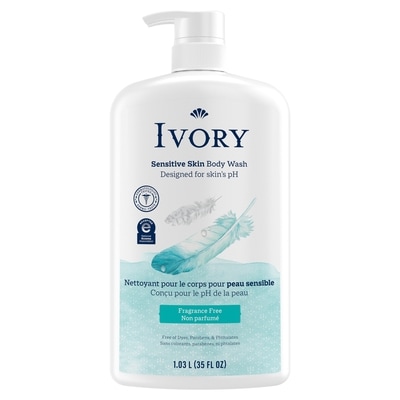 Ivory Body Wash, Mild & Gentle - Fragrance free 1035 ml, $0.92/100ml