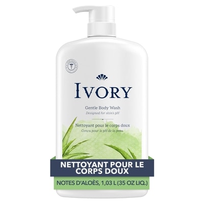 Ivoire Gel douche parfum d’aloès avec pompe 1035 ml, 0,97 $/100ml