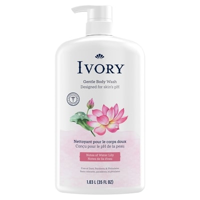 Ivoire Nettoyant pour le corps Doux, Notes de nénuphar 1035 ml, 0,72 $/100ml