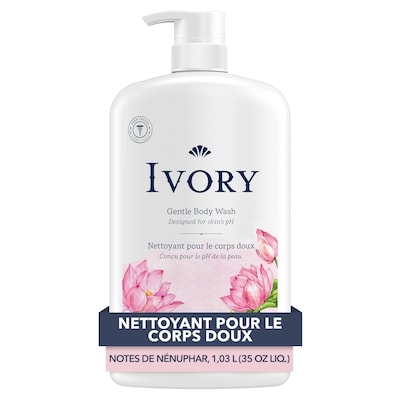 Ivoire Nettoyant pour le corps doux - parfum de lis d'eau 1035 ml, 0,97 $/100ml