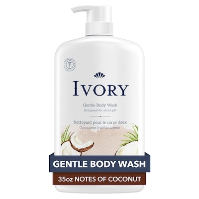 Ivory Body Wash, Mild & Gentle - Coconut 1035 ml, $0.97/100ml