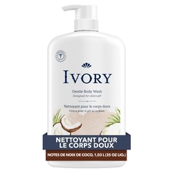 Ivoire Nettoyant pour le corps doux noix de coco 1035 ml, 0,64 $/100ml