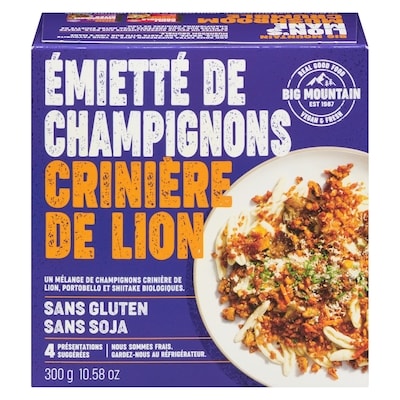 Big Mountain Émietté De Champignons Crinière De Lion 300 g, 2,66 $/100g