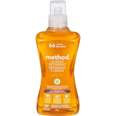 Method Détergent à lessive gingembre mangue 1.6 l, 1,31 $/100ml