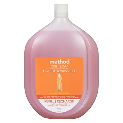 Method Dish Soap Refill Clementine 1.6 l, $0.81/100ml