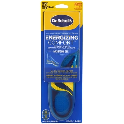 Dr Scholls Comfort & Energy Energizing Comfort Massaging Gel Insoles Advanced Women 6-10 1 ea, $19.99/1ea