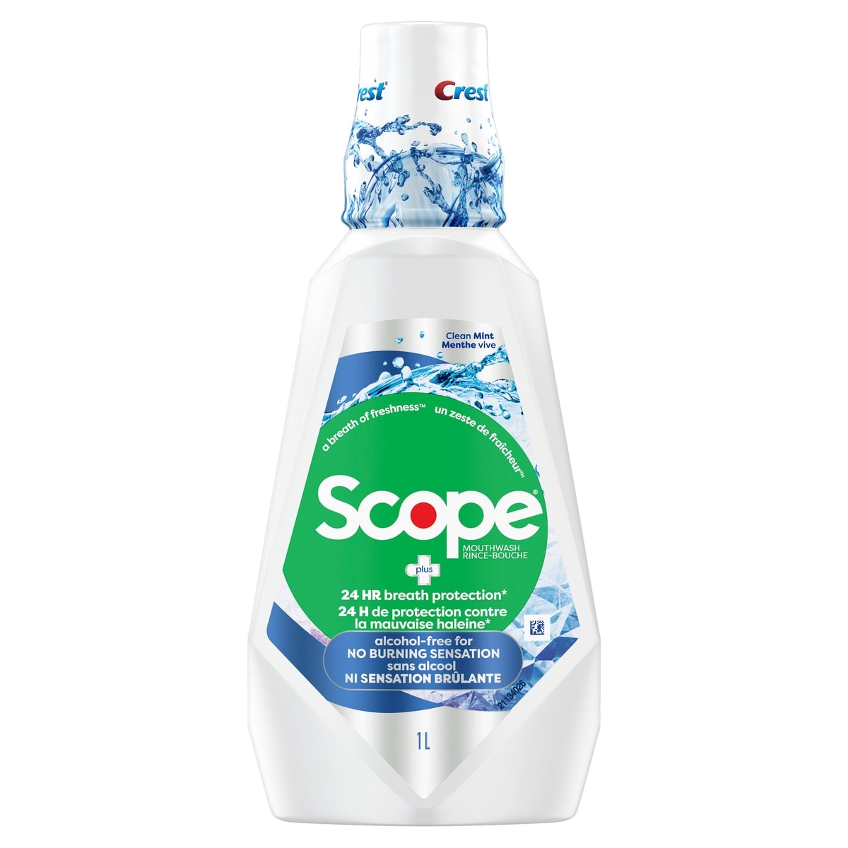 Crest Scope Mouthwash Clean Mint Scent 1 l, $1.15/100ml