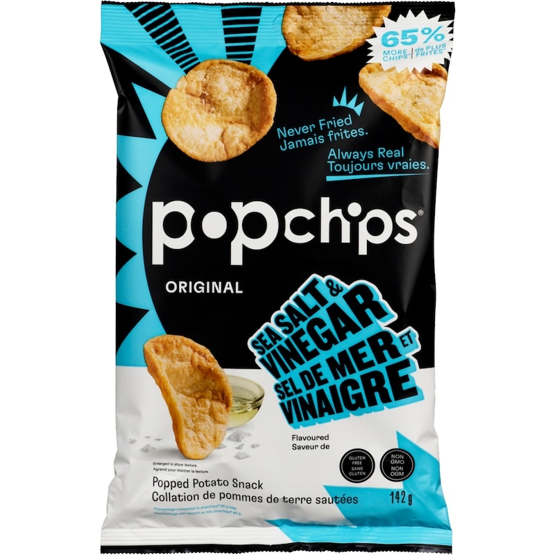 Sea Salt & Vinegar Flavoured Original Popped Potato Snack