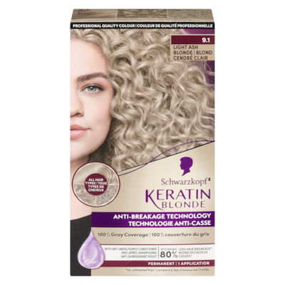Schwarzkopf Couleur de qualité professionnelle 9.1 blond cendré clair 60 ml, 24,98 $/100ml
